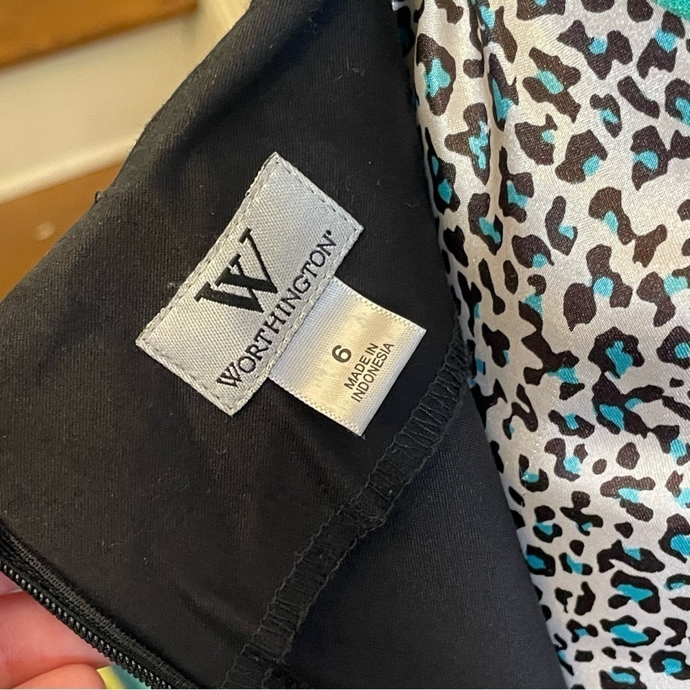 Worthington pencil skirt with back kick pleats 6 - Picture 8 of 12